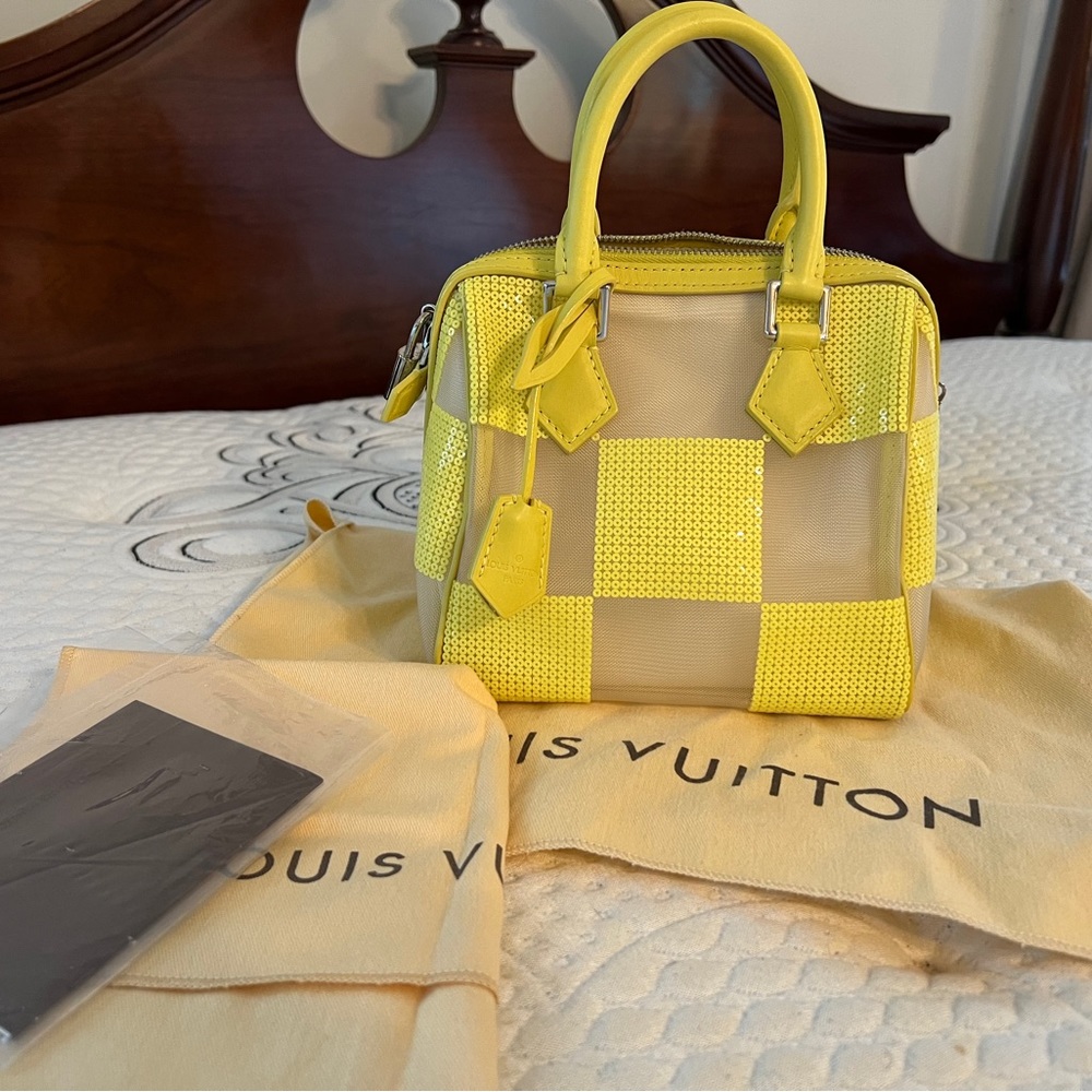 RARE Louis Vuitton Speedy Bag Chess